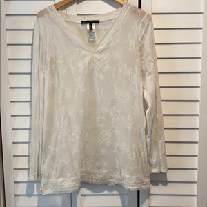Ivory lace tunic